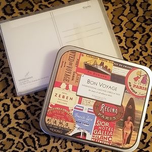 Vintage BON VOYAGE travel labels & postcards-NEW!